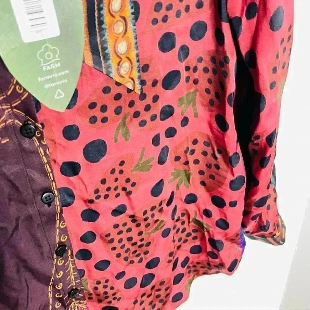 FARM Rio Multicolor Patterned Blouse - Picture 5 of 11